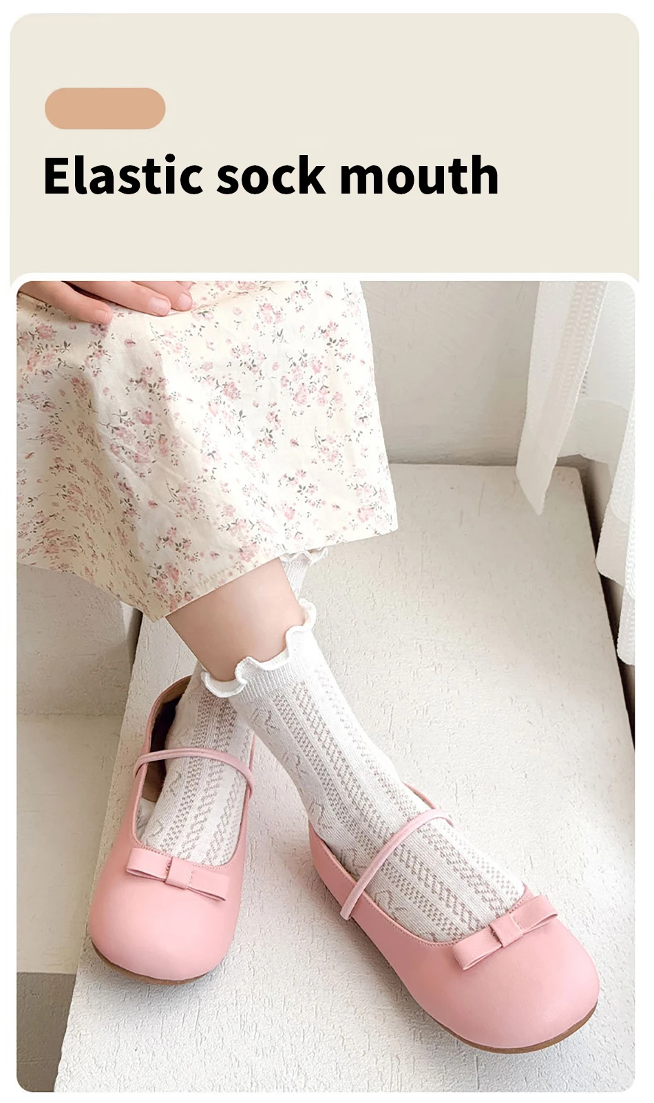 5 Paare/paket Mädchen Prinzessin Spitze Socken Sommer Dünne Weiße Lolita Ankle Socken Atmungsaktive Strumpf für Kinder Kinder Casual Kleidung – Detail 8