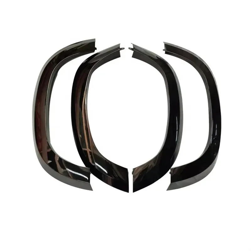 2020-2023 Defender 90 طقم الجسم الأسود اللامع مع التنانير الجانبية لوحة الباب عجلة الزاوية الحاجب-الملحقات الخارجية #3