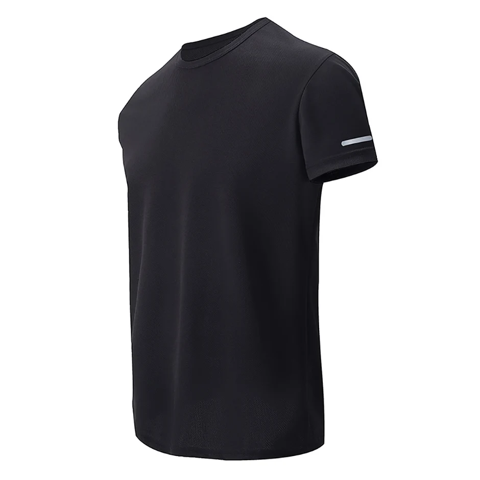 2/4/6-teiliges Four Seasons Herren-T-Shirt in einfarbiger Farbe mit Rundhalsausschnitt und kurzen Ärmeln und bedruckten Bündchen, Jugend-Sport- und Freizeitmode-T-Shirt – Detail 8
