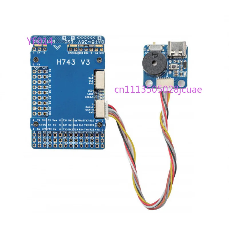 The fixed-wing dual gyroscope flight controller supports dual generator dual camera H743 WING V3