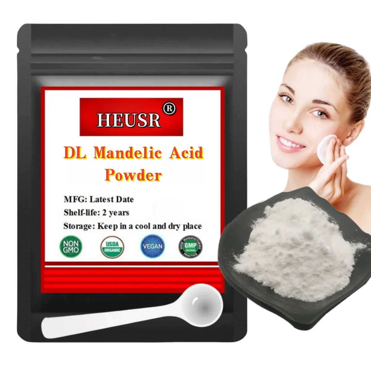 Best Price 99% Dl Mandelic Acid Powder Cosmetics Material Treat Acne And Reduce Wrinkles