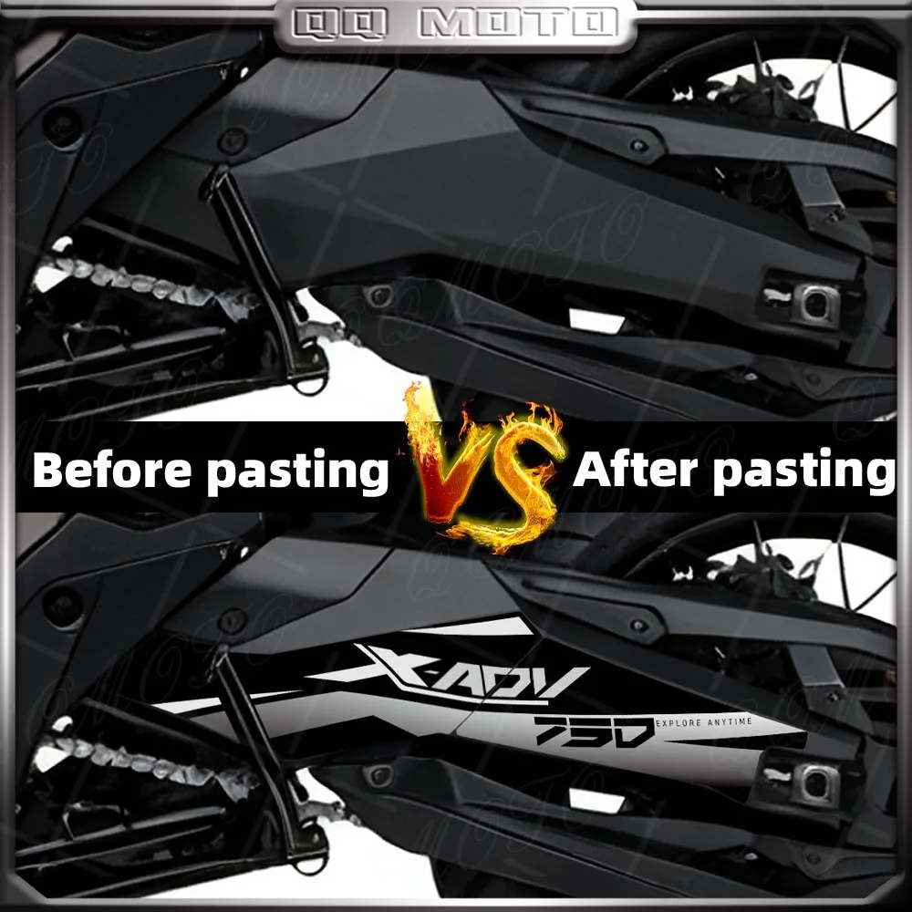 Motorcycle Swingarm Sticker Scratch-Proof Decal Protection Waterproof Accessories For xadv750 x-adv 750 X adv 750 2017-2025