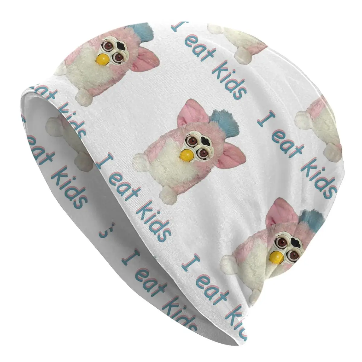 Furby I Eat Kids Unisex Adult Beanies Caps Knitting Bonnet Hat Warm Hip Hop Autumn Winter Outdoor Skullies Hats