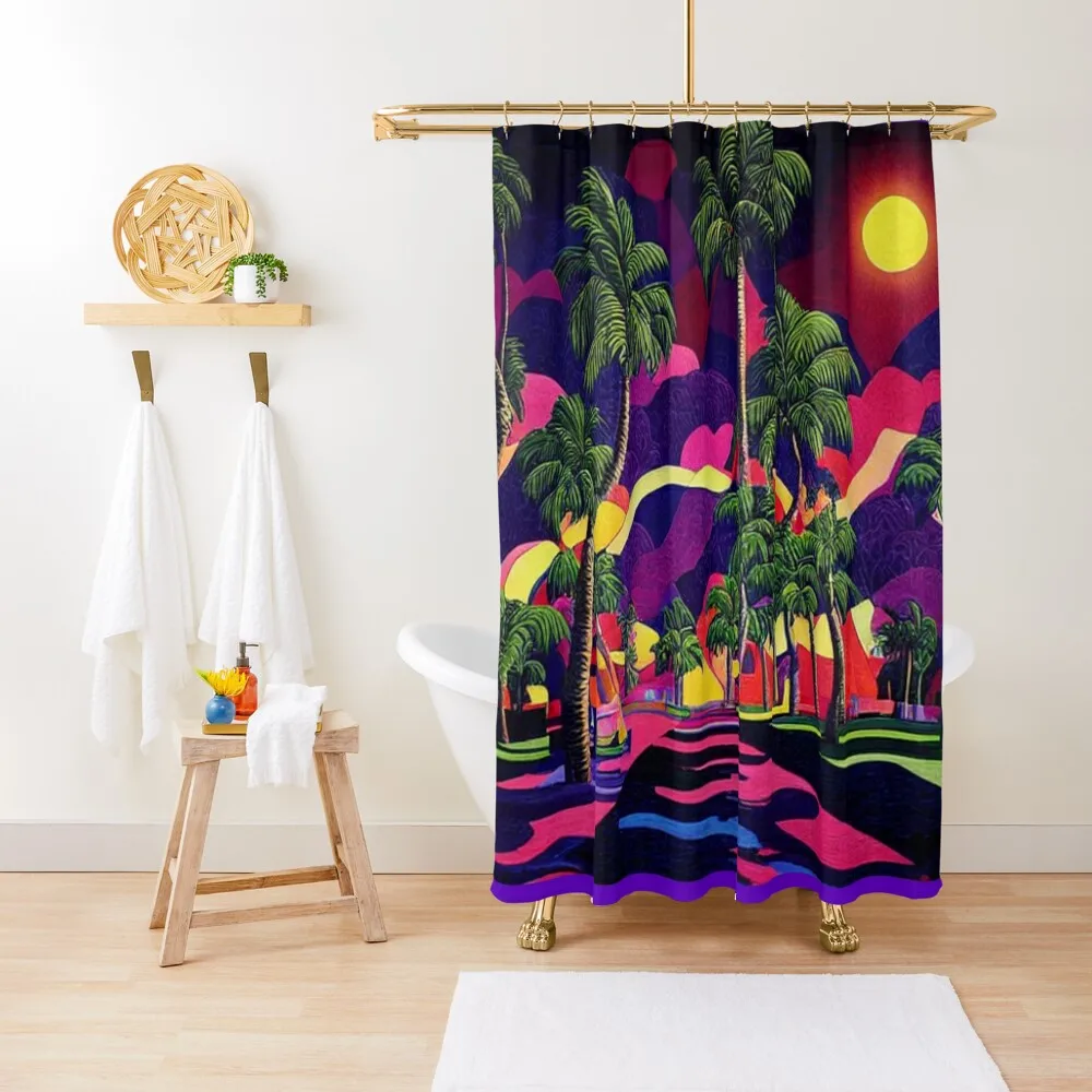 

Out and In to a Night of Wonder Shower Curtain Shower Bath Bathroom Accessory Bathroom Box Curtain