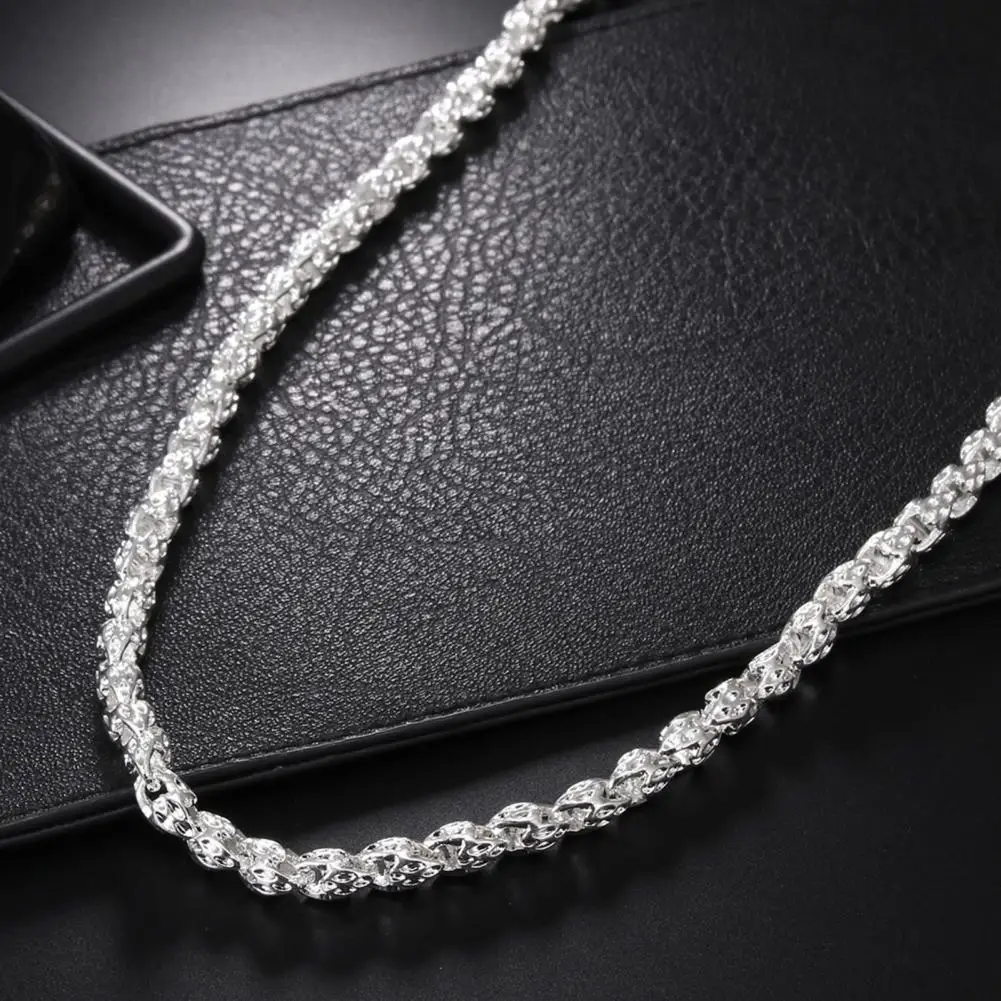 Elegant Necklace Men's Cuban Link Chain Necklace Silver Gold Plated Bling Hip Hop Jewelry Accessory for Daily Wear Work Date