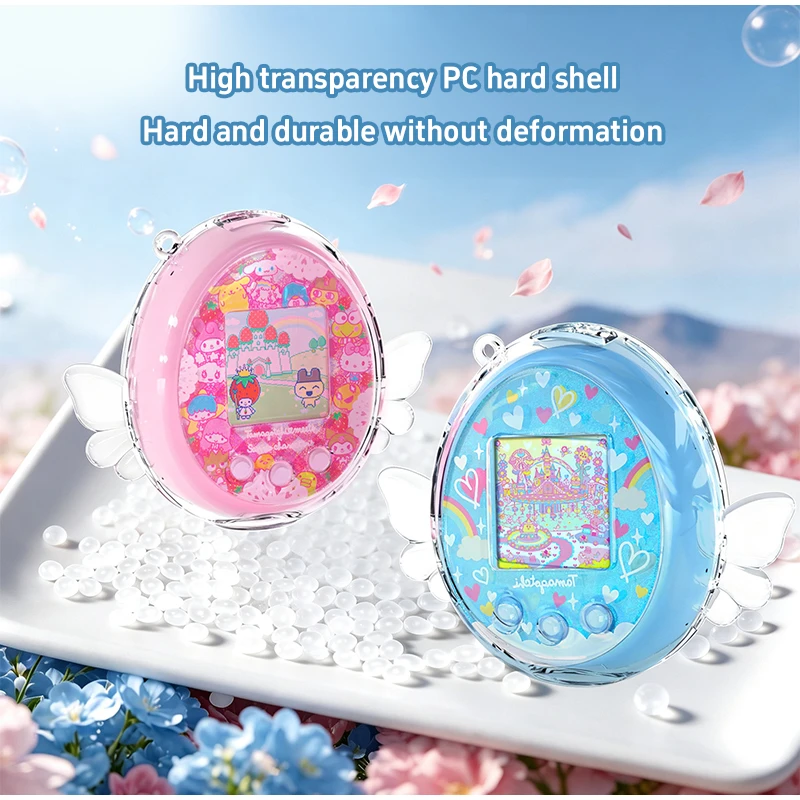 Transparent Wing Hard Protective Shell Brand-new Shock Proof Yellow Proof Replacement Angel Devil Shell For Tamagotchi Meets