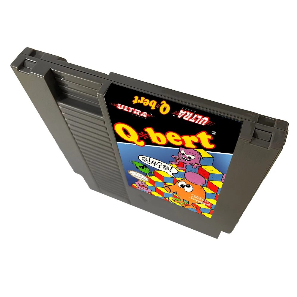 Q bert - خرطوشة ألعاب 8 بت NES لألعاب NES Cosnole