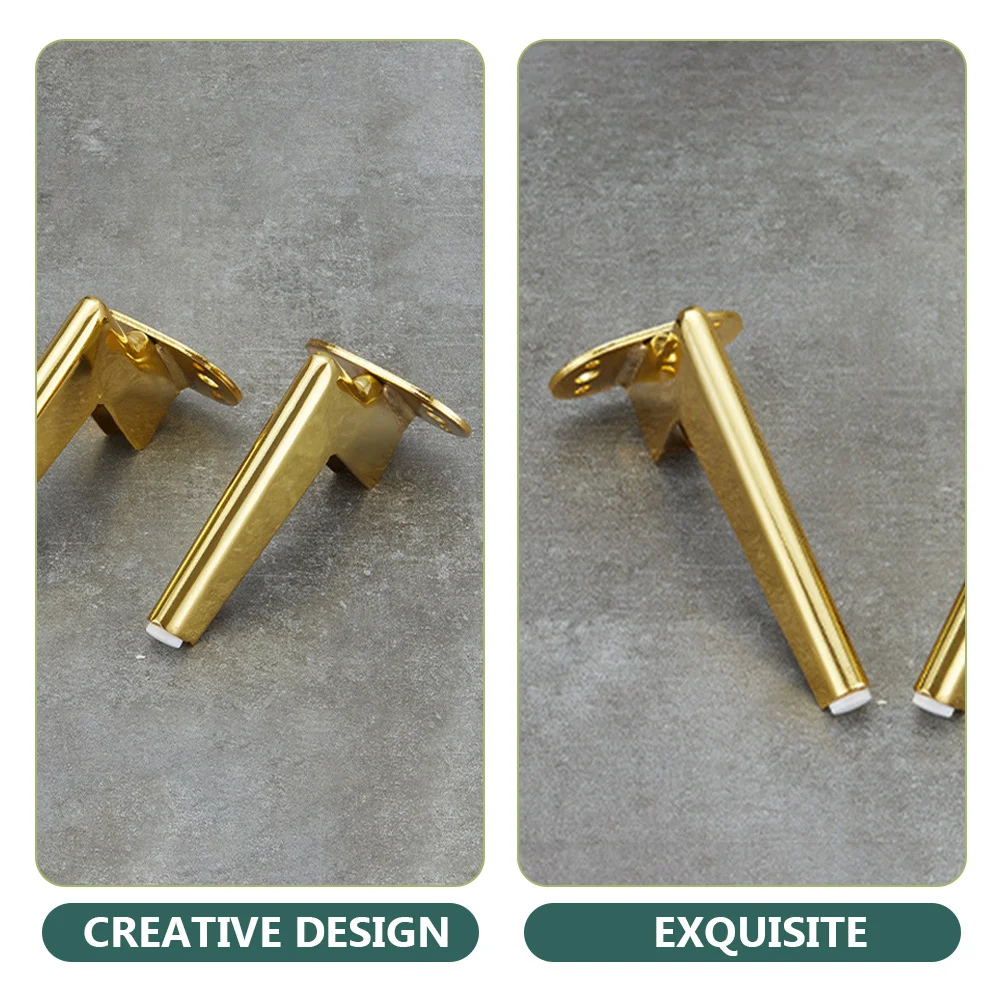 

Metal Furniture Support Foot High Toughness Corrosion Resistance Rustproof for Bed Cupboard Sofa Coffee Table Dresser Legs