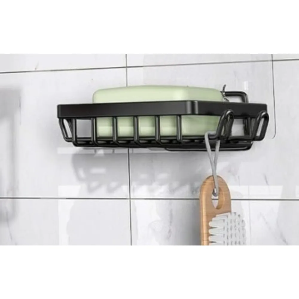 4 Pack Adhesive Shower Caddy Rustproof Stainless Steel Large Capacity No Drilling Organizer Shelves for Bathroom Storage image 3