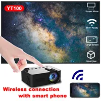 YT100 Projector Mini Portable High Quality with Mirroring Supported for Home Theater