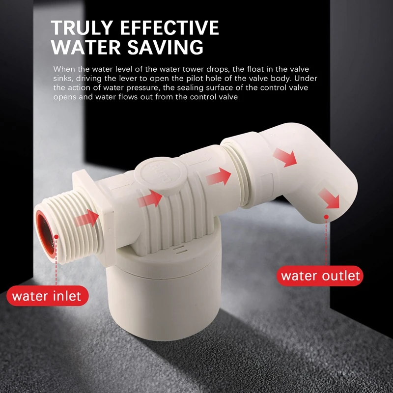 CMHI-Floating Ball Valve Built-In Embedded Float Valve Water Level Control Valve For Solar Water Tank