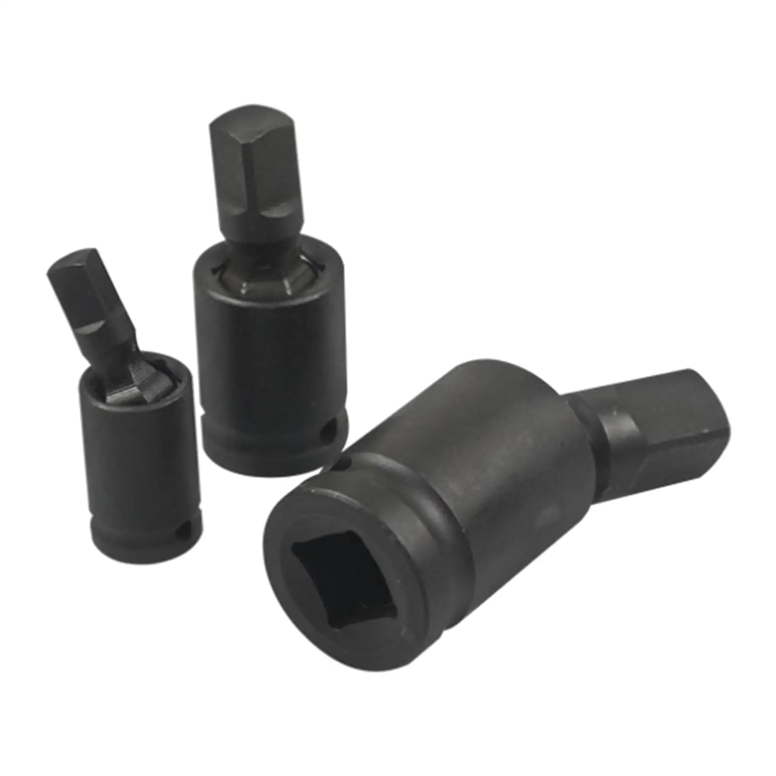 Pneumatic Wrench Flank Socket Adapter 360 Degree Swivel Joint for Impact Socket Kit Auto Repair