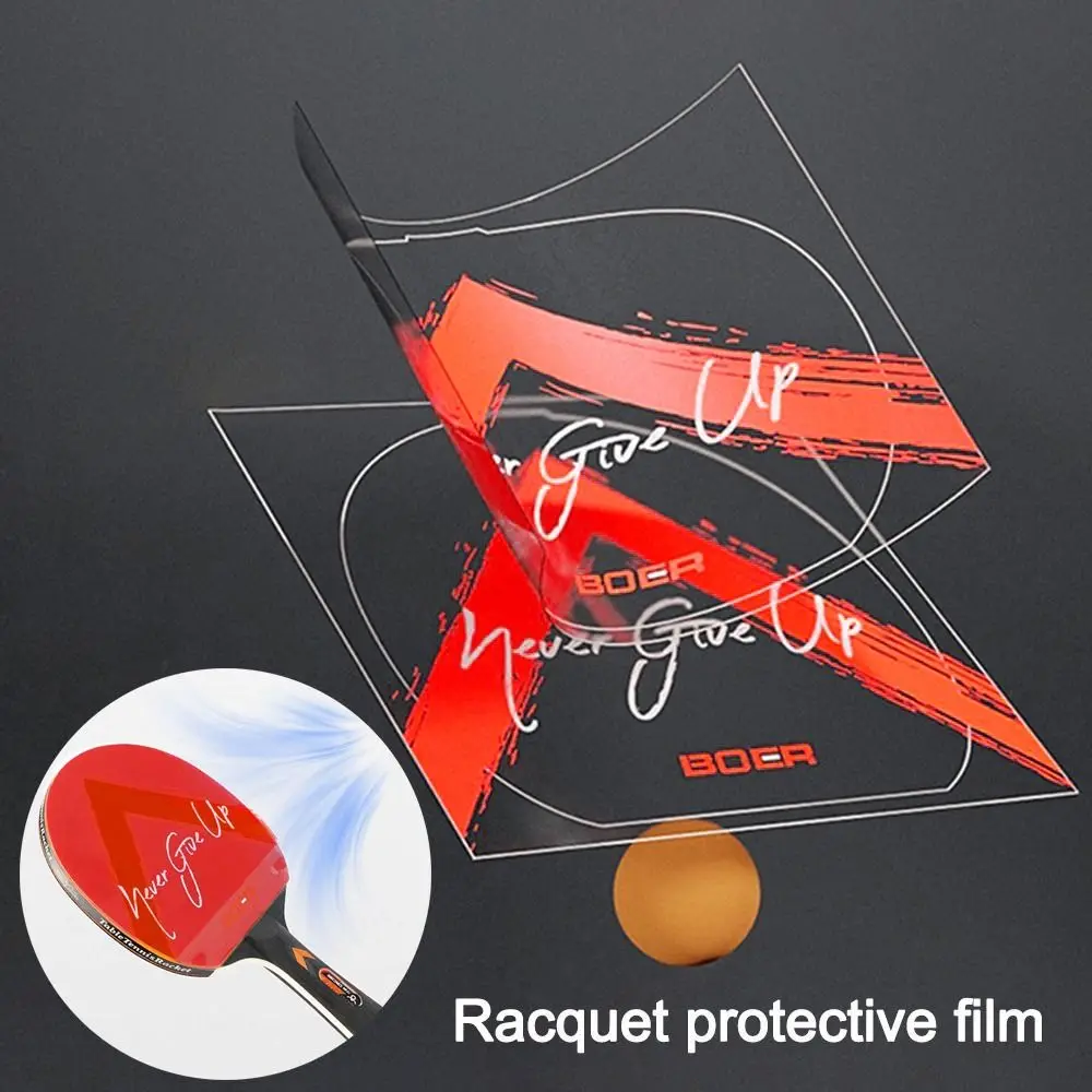 Transparent Ping Pong Racket Protective Film Self Adhesive Rubber Sticky Table Tennis Paddle Maintenance Cover Dust Proof