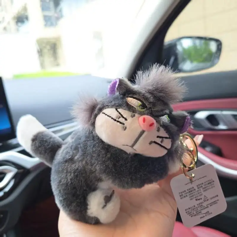 Porte-clés poupée chat Lucifer mignon, pendentif, jouets en peluche, sac à dos, tentures, cadeaux de décoration