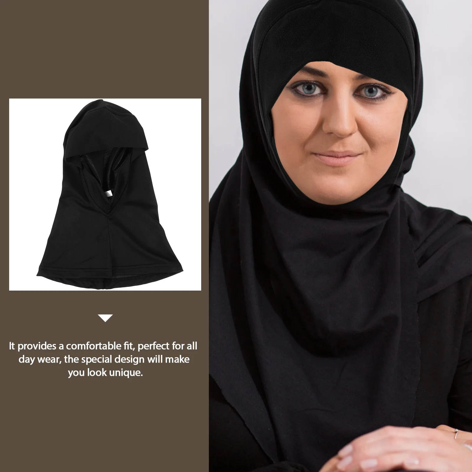 Boné hijab muçulmano modal respirável, hijab interno ajustável para mulheres, lenço envoltório de cabeça, xale de verão, bandana islâmica ramadan