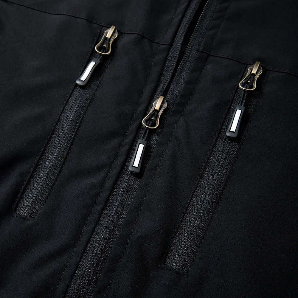 Imagen 5: Nuevos chalecos informales de primavera para hombre, chaleco de pesca transpirable impermeable de verano para hombre, chaleco de moda de otoño para hombre, chaqueta para hombre