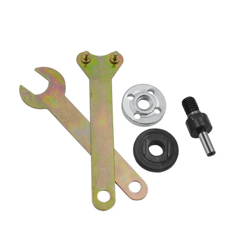 5 buah/Set 6/10mm batang penghubung untuk bor listrik pemotong sudut logam Mandrel untuk memotong cakram adaptor roda pemoles pemegang