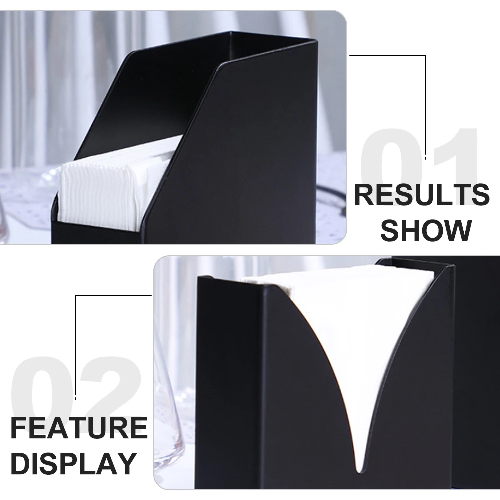 

Stainless Steel Napkin Holder Tissue Rack Kitchen Table Restaurant Bar Hotel Buffet Metal Napkin St High Quality Safe