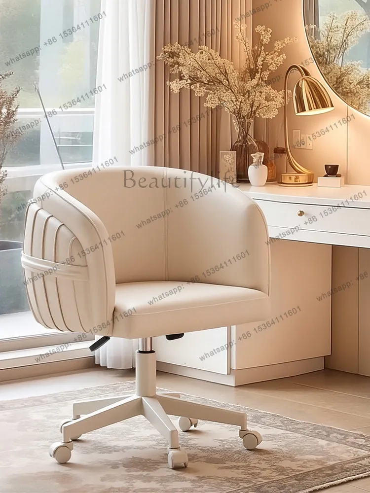 Household makeup chair 2025 new rotatable dressing stool