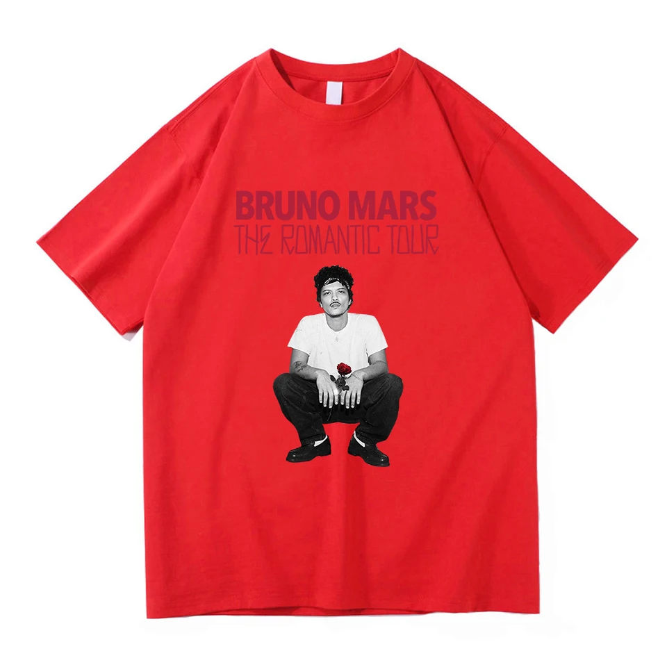 The Romantic Album T Shirt Bruno Mars The Romantic Tour 2026 Men
