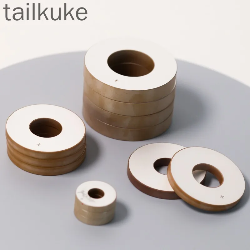 Pzt Piezoelectric Ceramic Chip 15k20k35k Ultrasonic Transducer Oscillator Chip P4p8 Piezoelectric Ceramic Ring