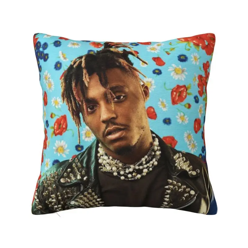 

Custom J-Juices W-Wrlds Rap Hip Hop Cushion Cover Print Square Floor Pillow Case for Living Room Pillowcase Home Decorative