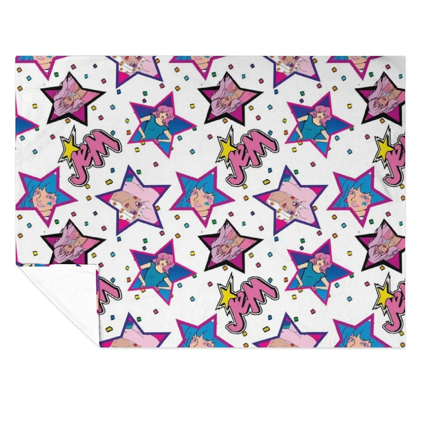 

jem and the holograms Throw Blanket Heavy halloween Luxury Brand Thermals For Travel Blankets