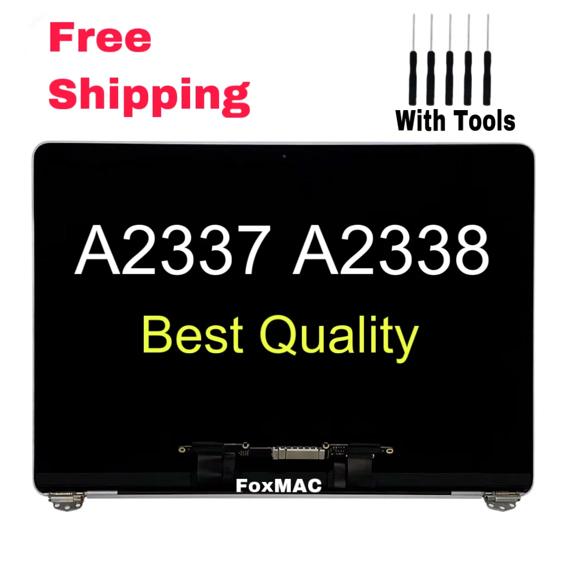 Best Quality A2337 A2338 LCD Screen Assembly for Macbook 13inch A2337 A2338 LCD Display Replacement 2020 Year EMC 3598 3578