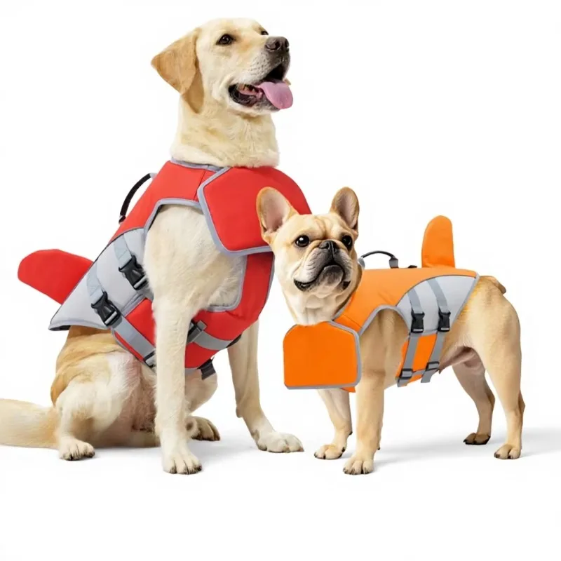 

Cross-border Summer Cartoon Dog Life Jackets Medium and Large Dog Assisted Swimming Anti-Drowning Outdoor Training Pet Supplies