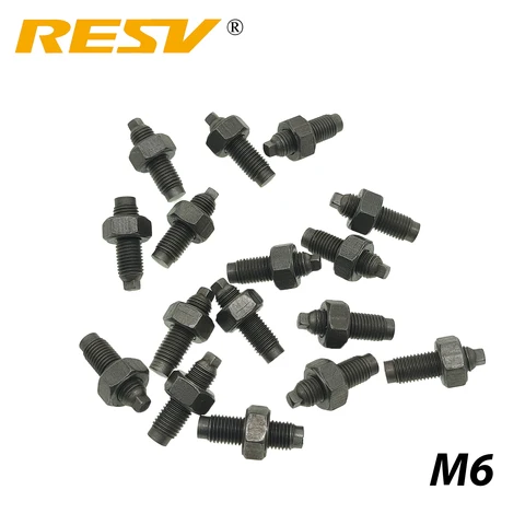 Регулировочный винт клапана RESV M6 с гайками и болтами для Suzuki GN125 GS125 EN125, для регулировки зазора клапанов и маятникового рычага