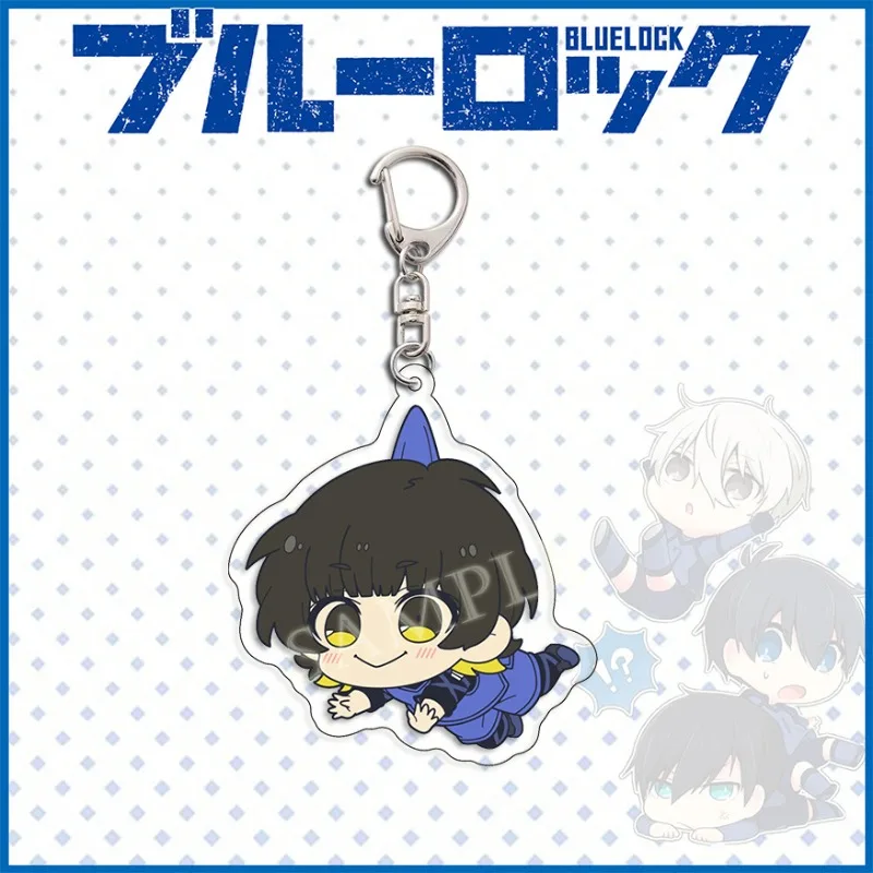 BLUE LOCK Arcylic Keychain Isagi Yoichi Bachira Meguru Key Chain Cartoon Anime Kawaii Figures Costume Accessories Birthday Gifts - Image 3