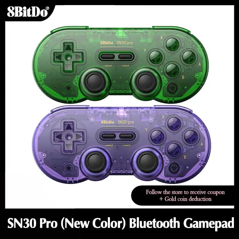 8Bitdo SN30 Pro (Special Edition) Bluetooth Gamepad Controller Joystick for Nintend Switch MacOS Android PC SteamoS Raspberry Pi