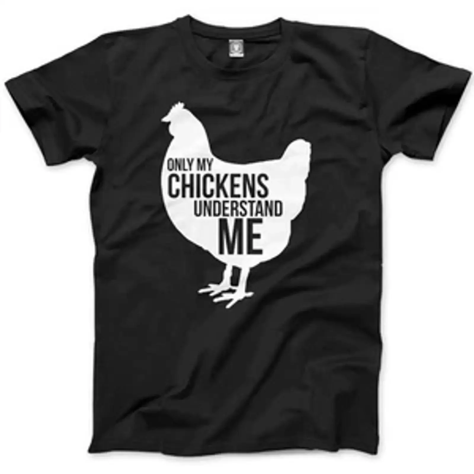 Only My Chickens Understand Me Men's T Shirt vintage Washed Soft Unisex fashion Versatile homme streetwear Stylish