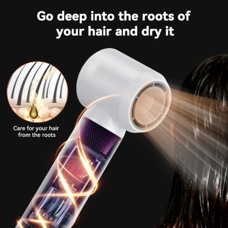 5-in-1 Electric Hair Dryer Hot Air Brush Multi-function Air Styling Comb Automatic Curling Wand 1000W Hair Dryer Hair Care Kit