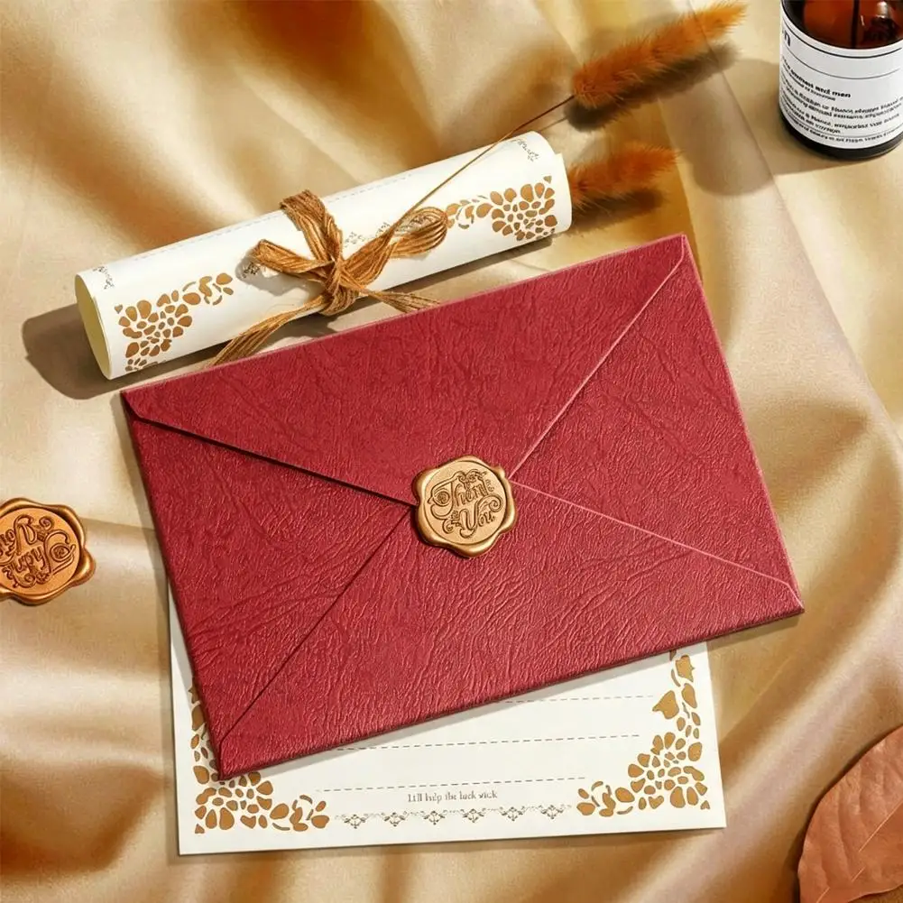 Tree perfume Envelope Letter Set Retro Premium Delicate Handwritten Love Letter Romantic Enamel Paste Envelope Office Products