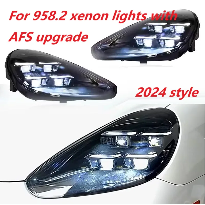 for Porsche Cayenne 958 Matrix Headlight for 92A 9 958.2 Headlights Upgrade to 2024 PDLS Style Led Headlight