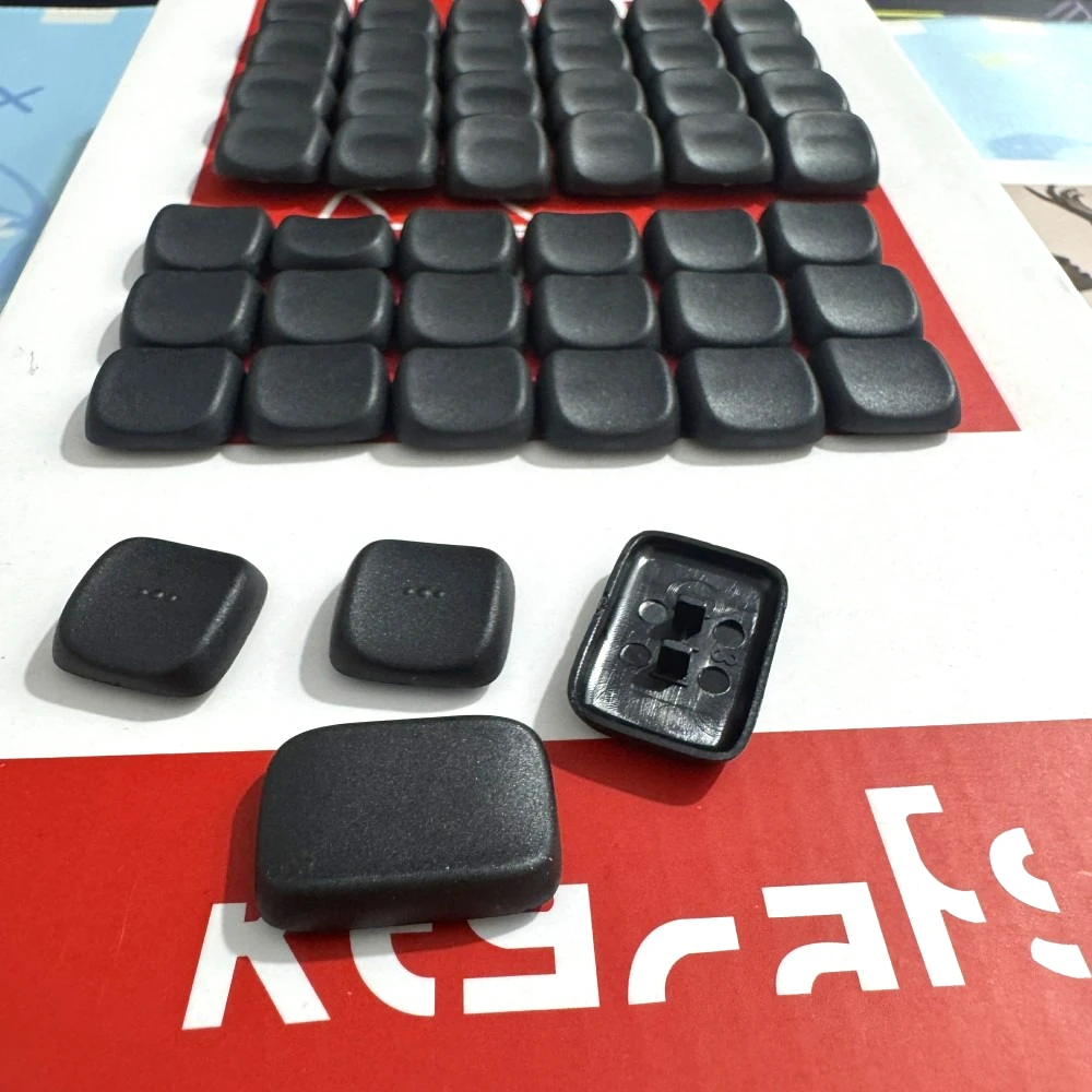 New CHOC/MX KLP Lame Keycaps 46/60keys Costom PBT Low Profile Kailh ChocV1/V2 MX Switch Keycaps Mechanical Keyboard White Black - view 3