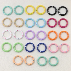 5~10pcs Colorful Lobster Key Clasps Snap Hook Label Hand Tag Connector Open Ring For Jewelry Bracelets Making DIY Accessories
