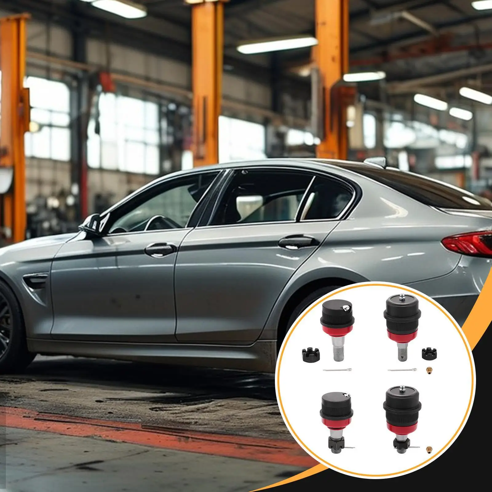 

Heavy Duty Replacement Ball Joints Sturdy Accessories 10626 Repair for Jeep Wrangler JK Jku 2007-2018 Rubicon Sport Sport S