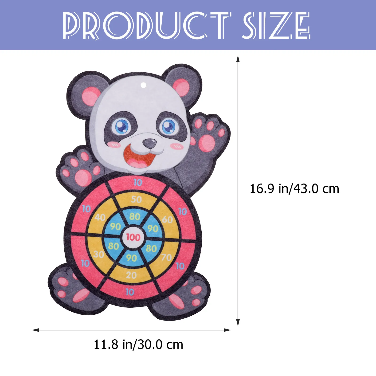1Set Sticky Ball Dartboard Game for Small Light Travel Set Boosts Focus Coordination Accuracy Parent
