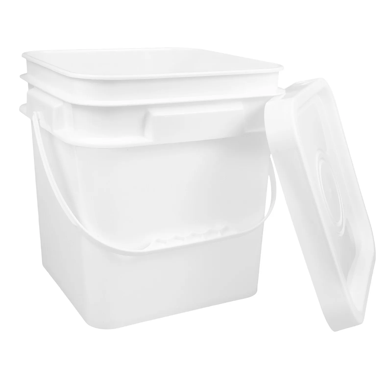 

Sealed Lid Bucket Heavy Duty Plastic Laundry Container with Handle Multi-Functional Storage for Laundry Powder