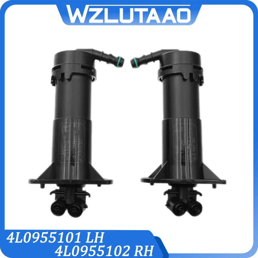 4L0955101 4L0955102 LH&RH Headlamp Water Spray Gun Nozzle For Audi Q7 2007-2015 Car Accessories