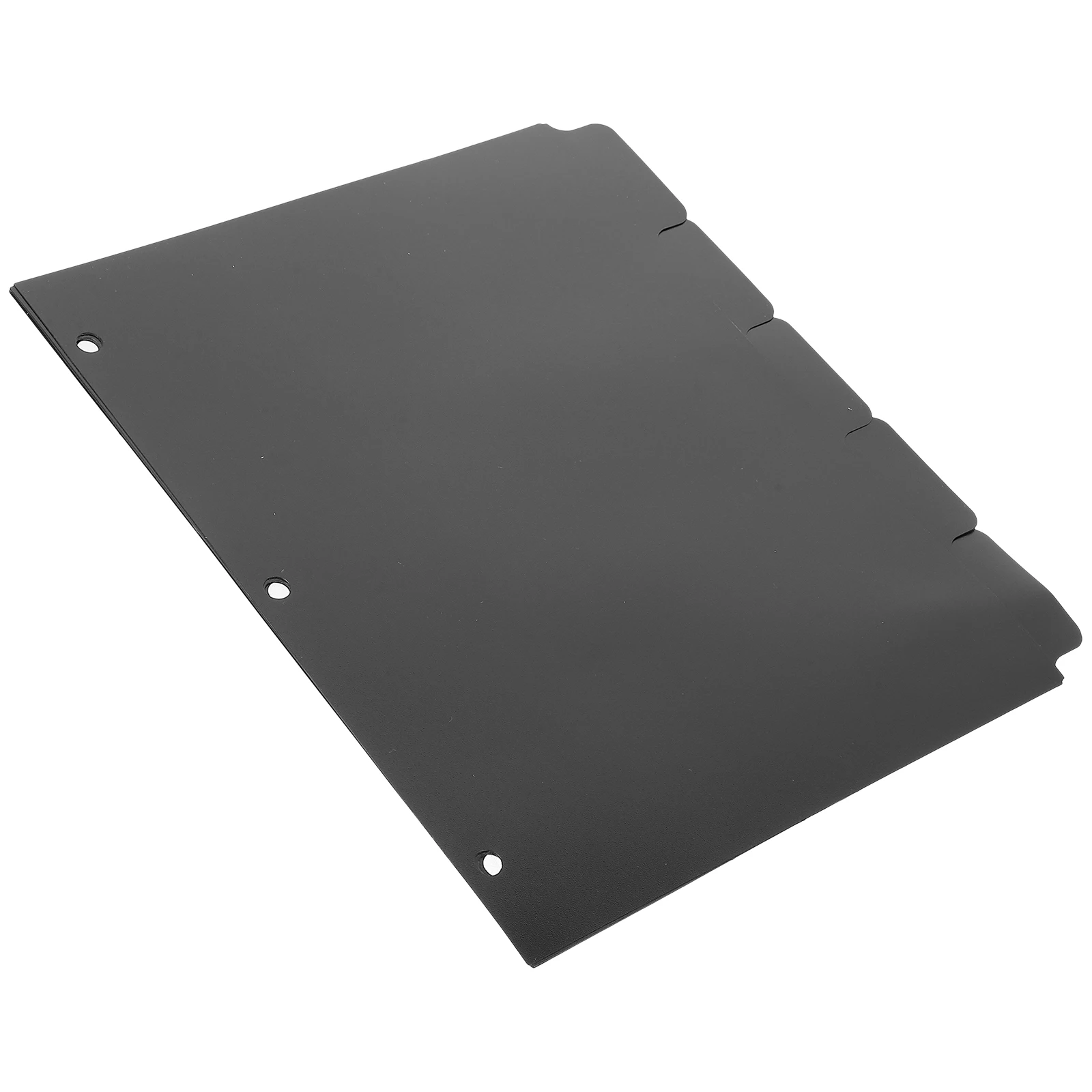 5 Sheets Loose-leaf Divider Plastic Binder Dividers Page Tab for 3 Rings Paper Folder Partition