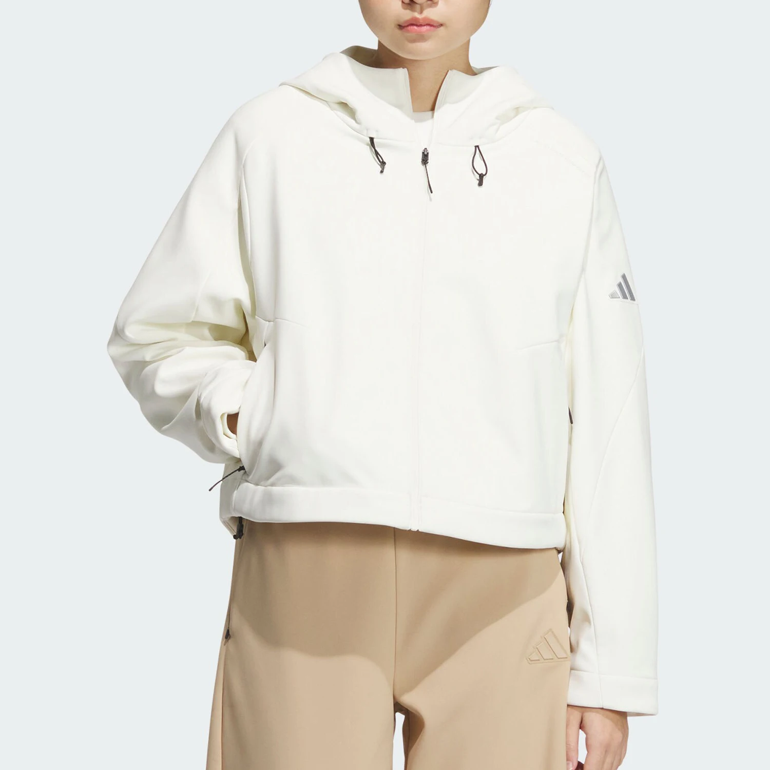 Adidas Authentic – veste chaude et simple à capuche pour femme, nouveau style automne-hiver, JM8858