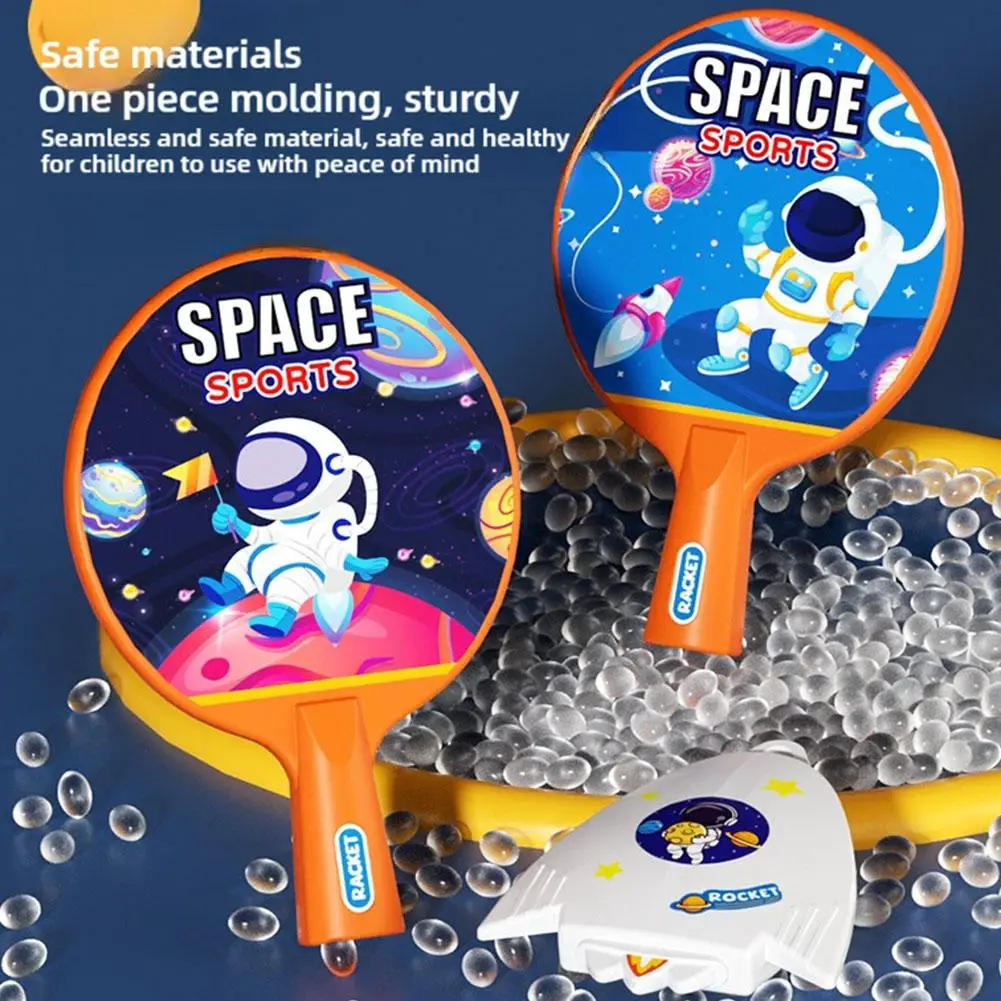 Children's Table Tennis Trainer Racket Indoor Home Parent-Child Sensory Integration Toy Hand Eye Coordination Exercise Tool