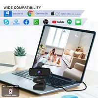 FIFINE 1440p Full HD PC Webcam with Microphone, Tripod, for USB Desktop & Laptop, Live Streaming Webcam for Video Calling - K420 6