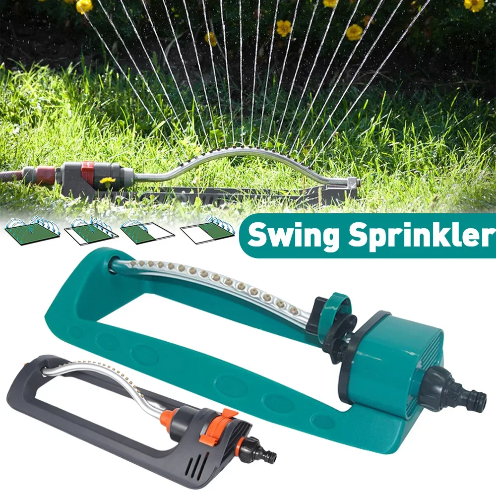 Indestructible Oscillating Sprinkler Rustproof Automatic Swing Irrigation Sprinkler for Large Lawn and Garden gass Garden Tools