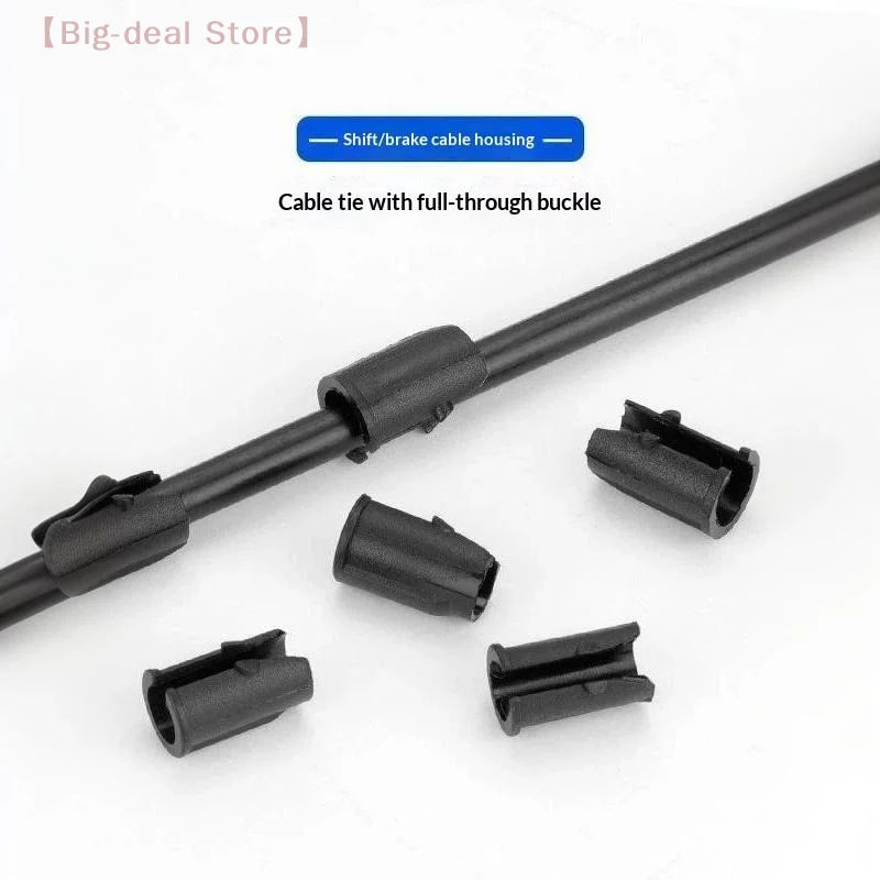 【M】Sturdy Bicycle Brake Shifter Secure Snap Clip U Type Split Cable Stop Frame Wire Management Clip For Road Bike Fixed Clamp
