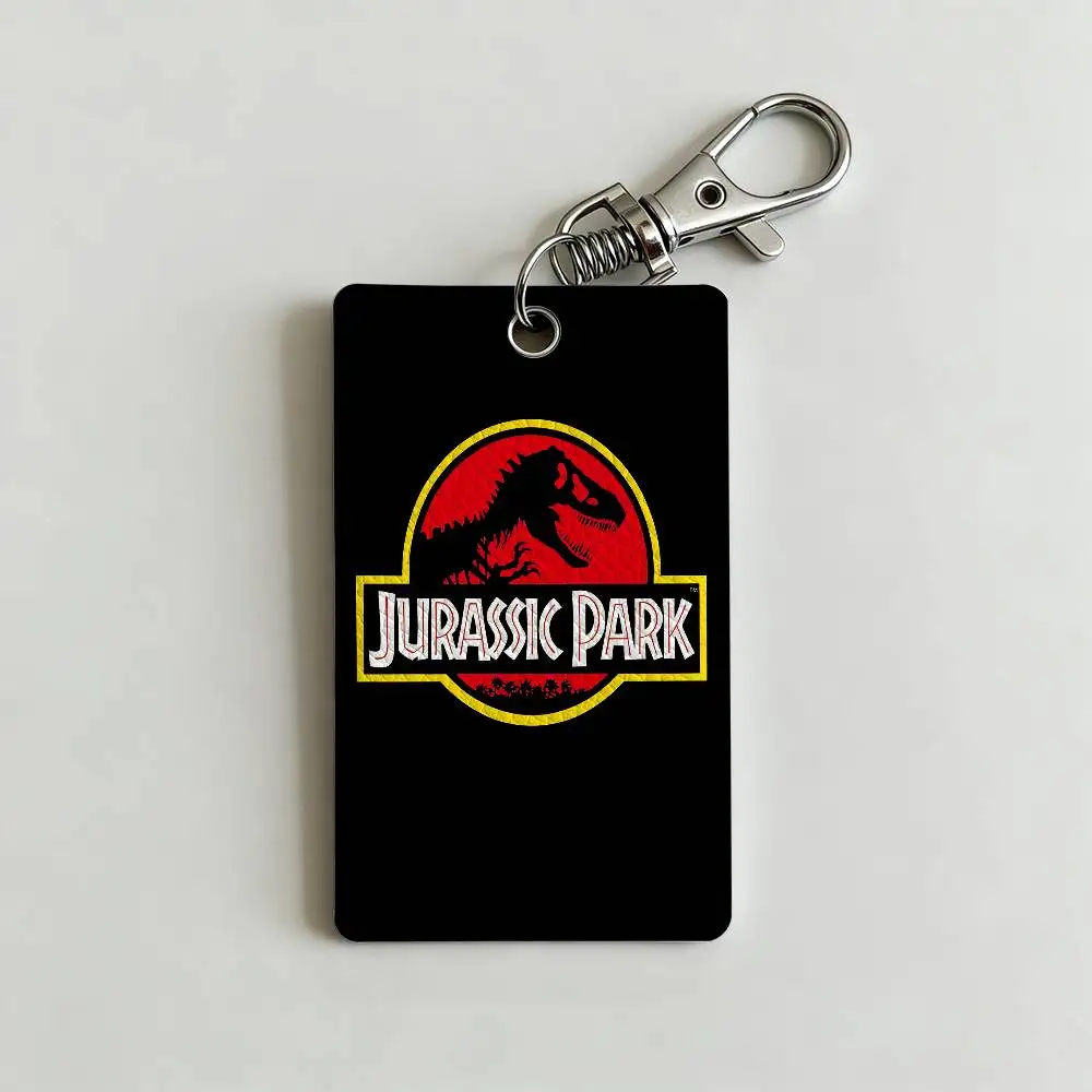 Obrázek 3: J-jurassic p-park wrold karta pouzdro kůže karta držák klíčenka klíč prsten dveře přístup cenovky legitimace karta pouzdro klíčenka