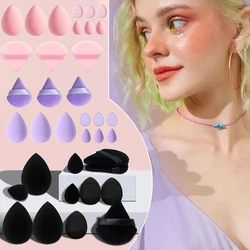 12pcs Makeup Tool Set Size Size Giant Soft Makeup Egg Makeup Powder Suitable for Base Makeup Corner Makeup Setting Novice Makeup